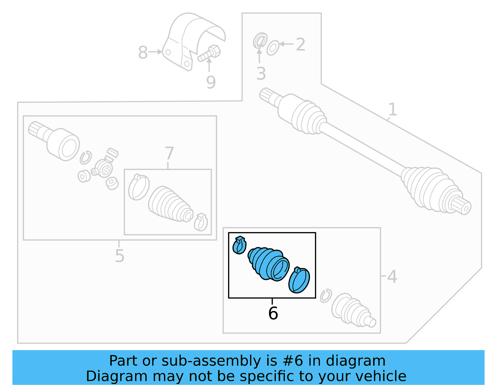 Outer Boot 3QF-498-203-A