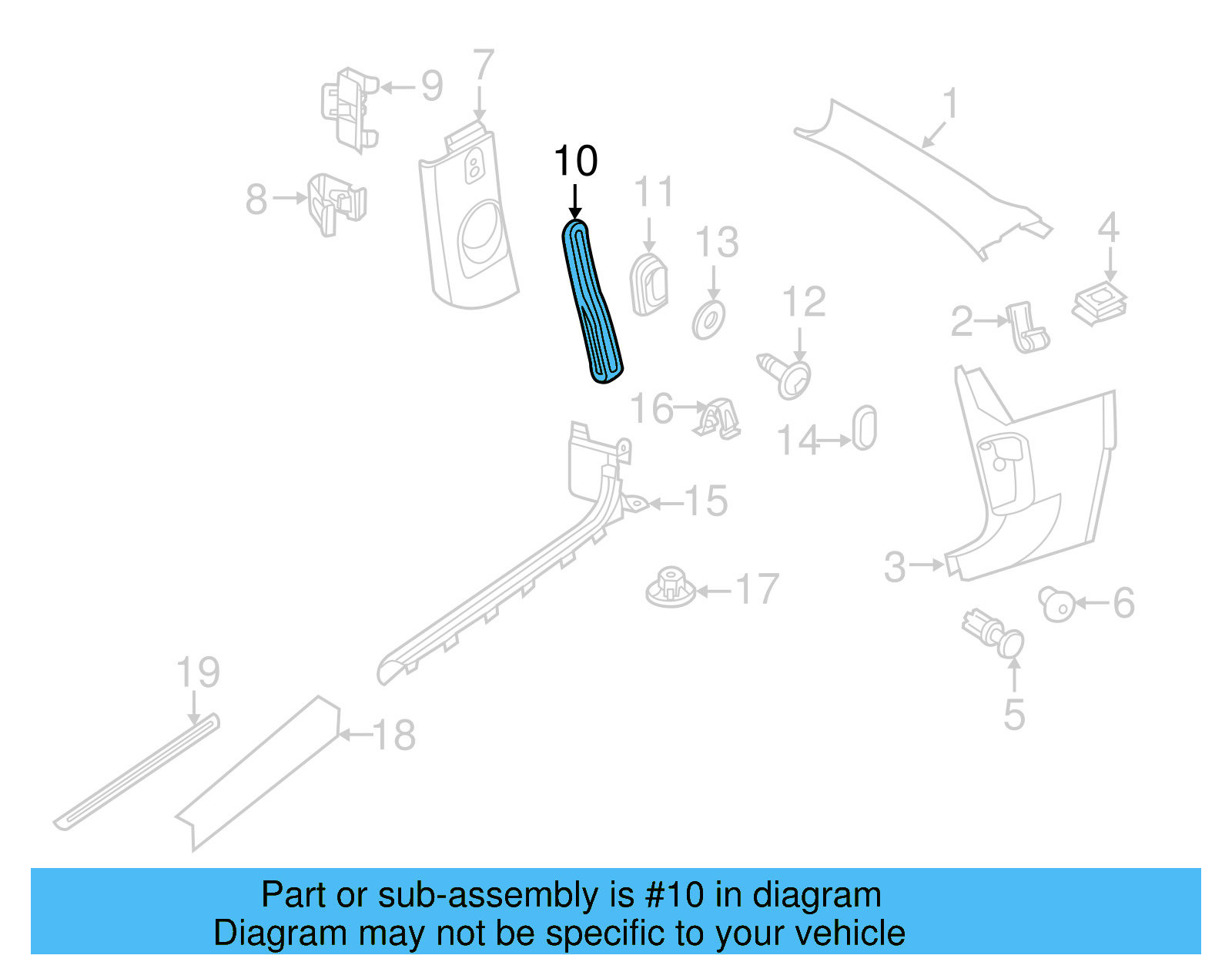 Strap 5C5857611B82V - View 10