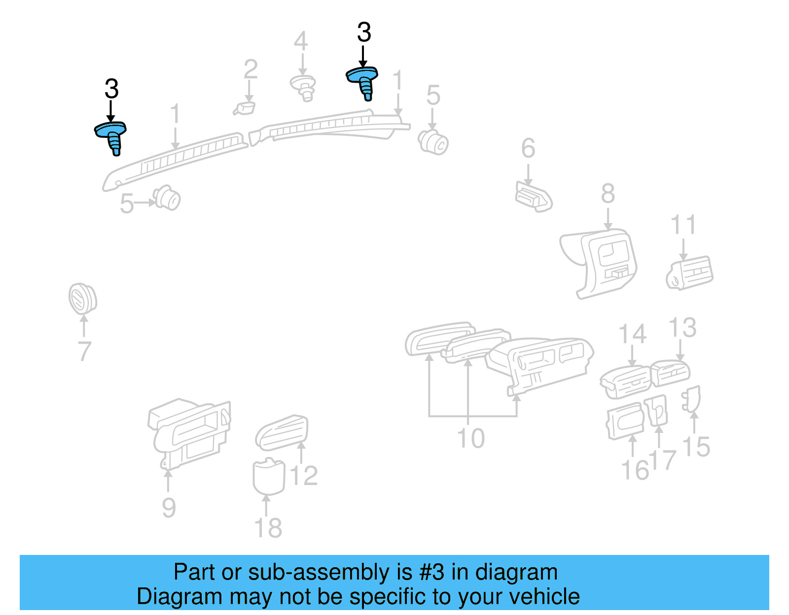 Connector Clip 1H0-819-055-B-01C - View 5