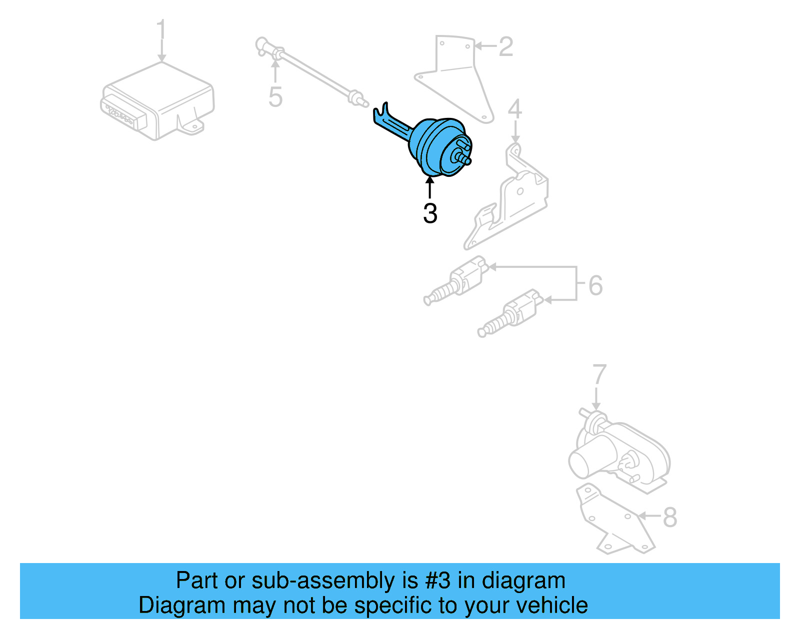 Actuator Assembly 8A0-907-327 - View 4
