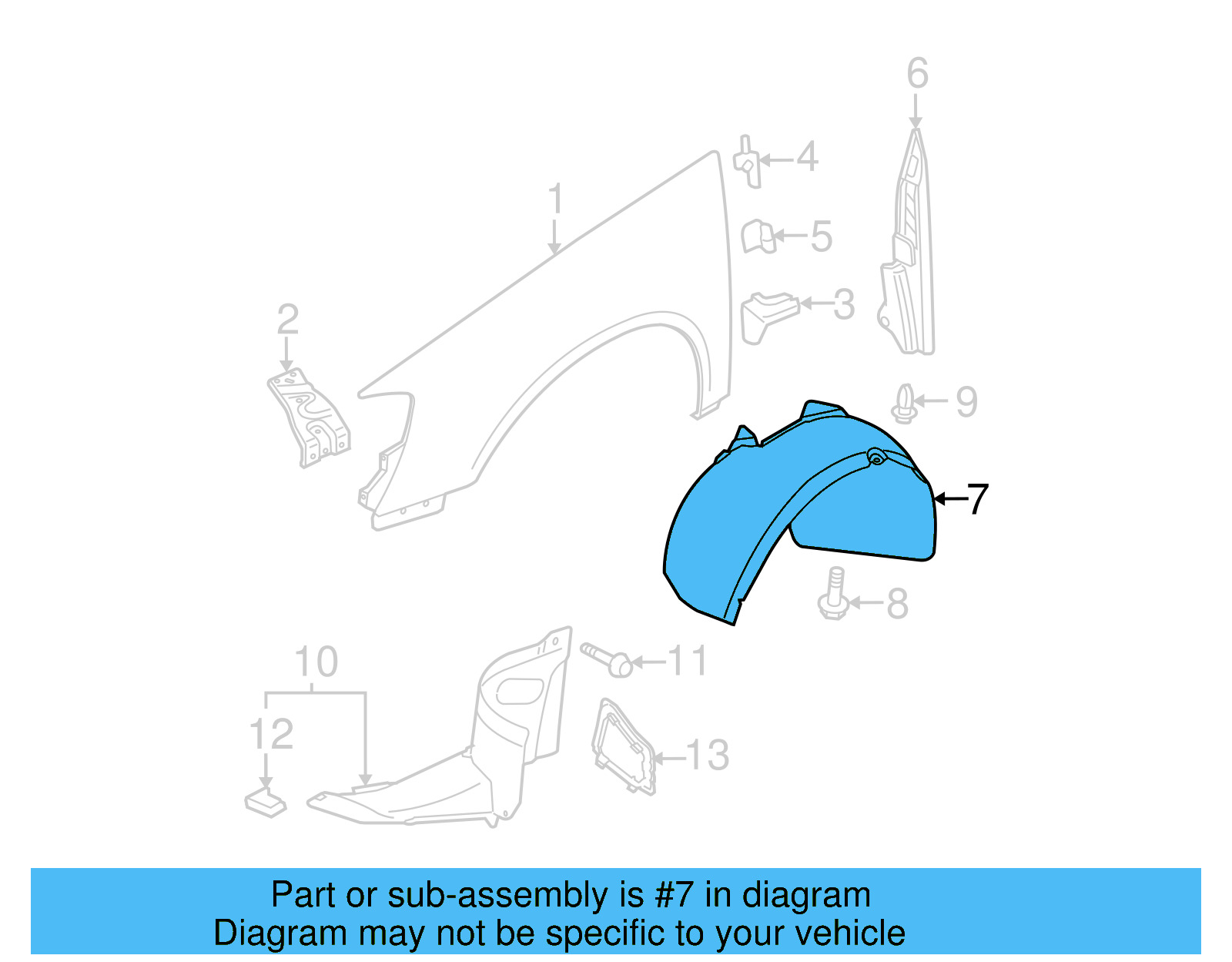 Fender Liner 3C0-805-978 - View 5