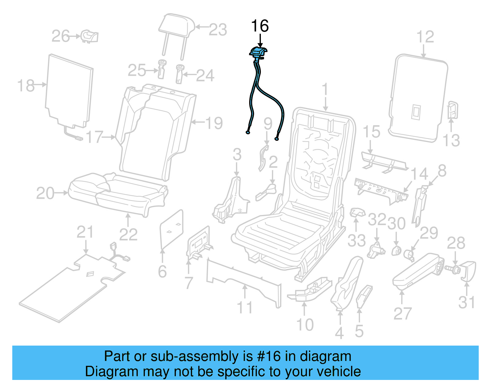 Release Handle 3CN-885-651-G-82V - View 5