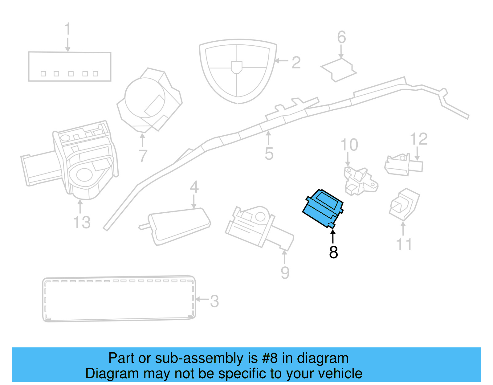 Control Module 7B0-959-605-P - View 3