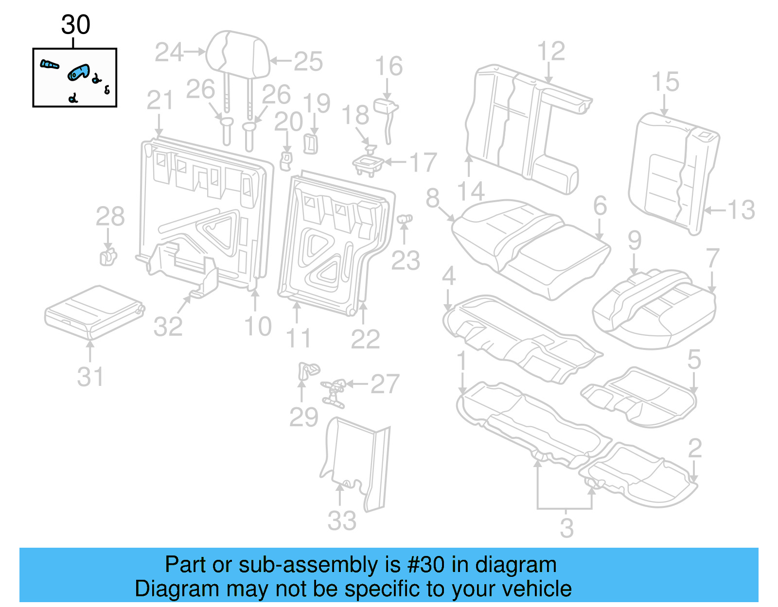 Latch Assembly 1J0-885-471 - View 14