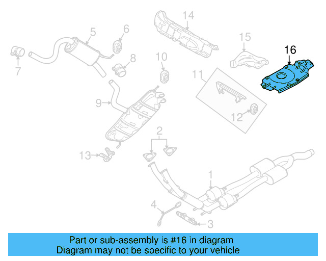 Exhaust Heat Shield 5K7-825-711 - View 31