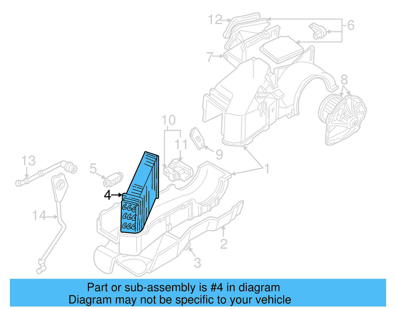 Evaporator Core 701-820-023-B - View 5