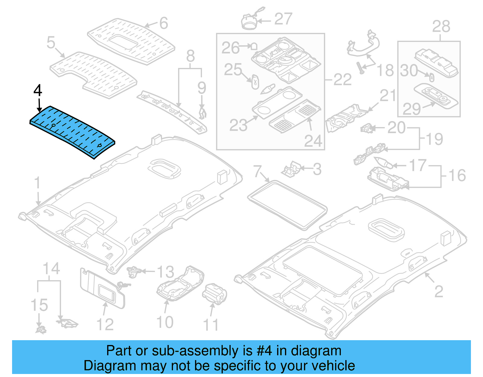 Sound Absorber 1K0-867-811-F - View 2