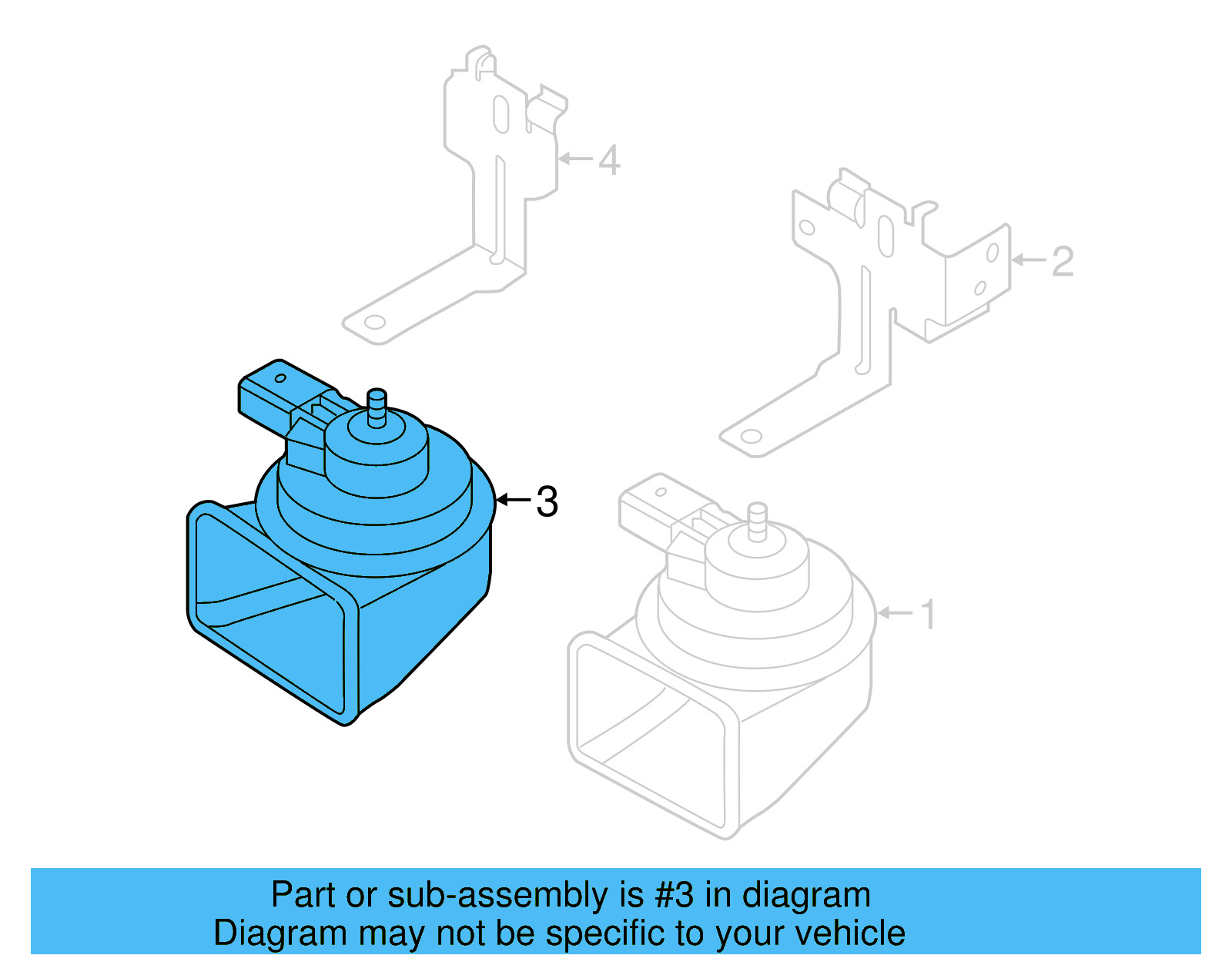 Low Note Horn 5Q0-951-221-D - View 24