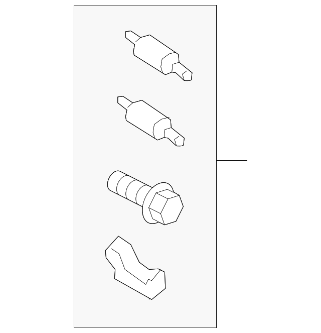 Support Spring Hardware Kit 5QN-898-955 - View 5