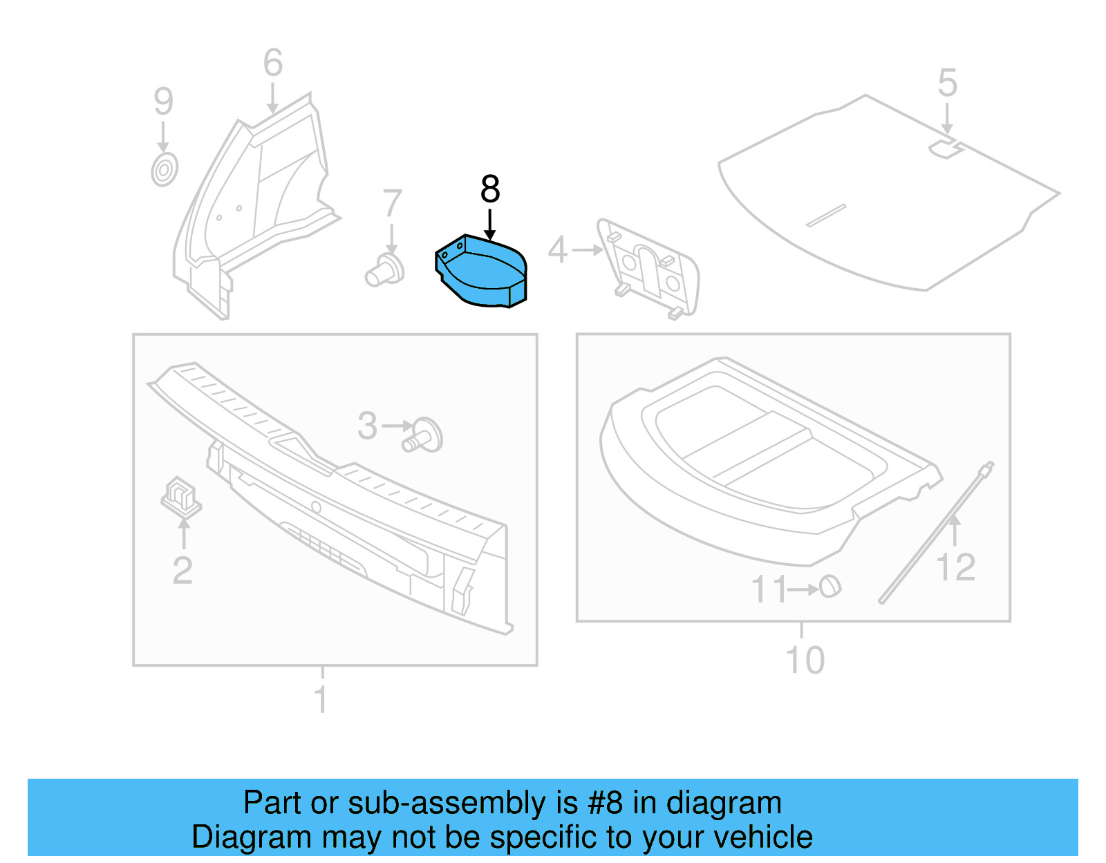 Retaining Strip 6R6-860-265 - View 9