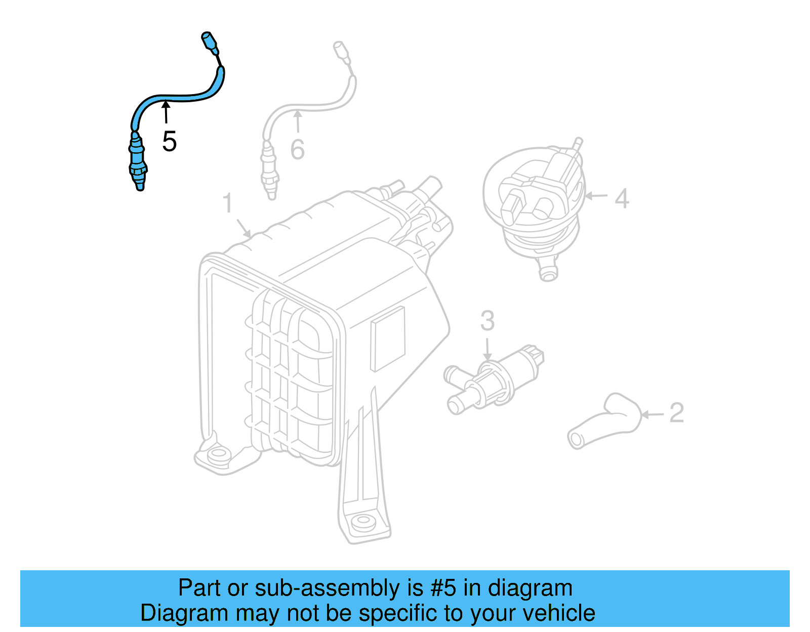 Oxygen Sensor 1K0-998-262-K - View 11