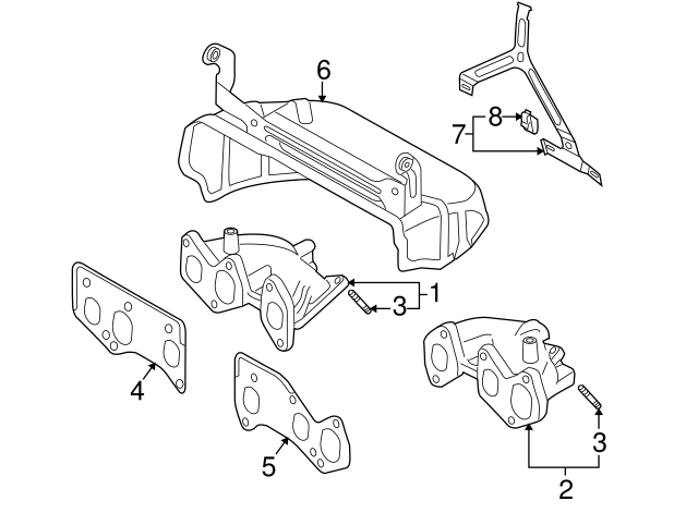 Bracket Clip 07D-971-939 - View 6