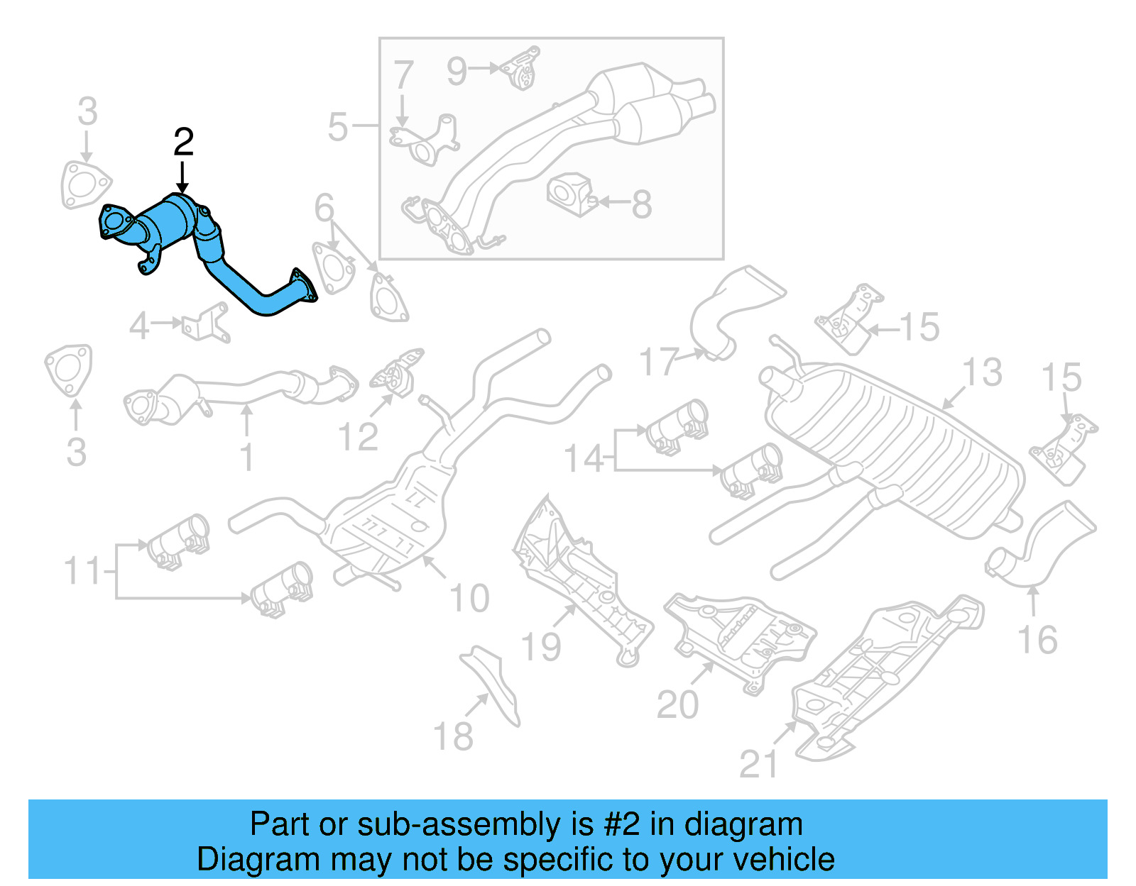 Exhaust Pipe 7L6-254-301-LX - View 6