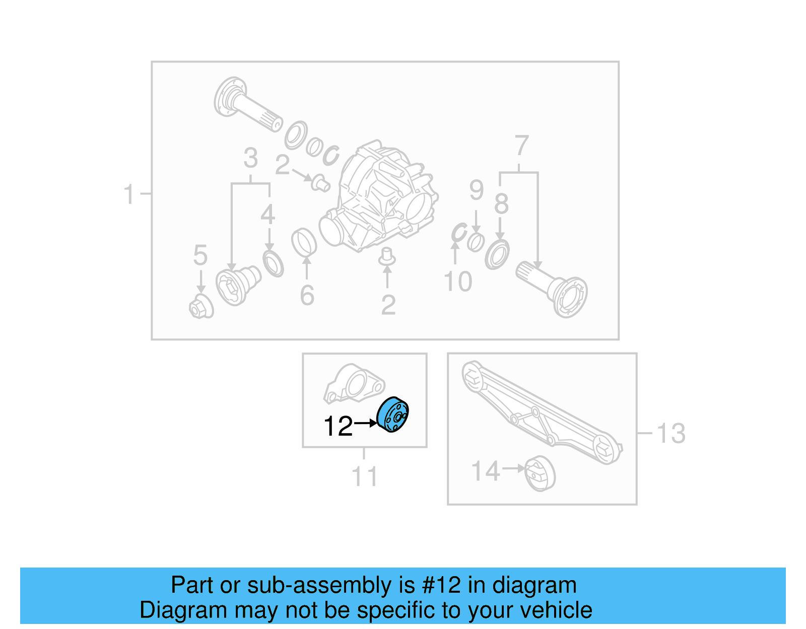 Differential Mount Bushing 8E0-599-381-B - View 7