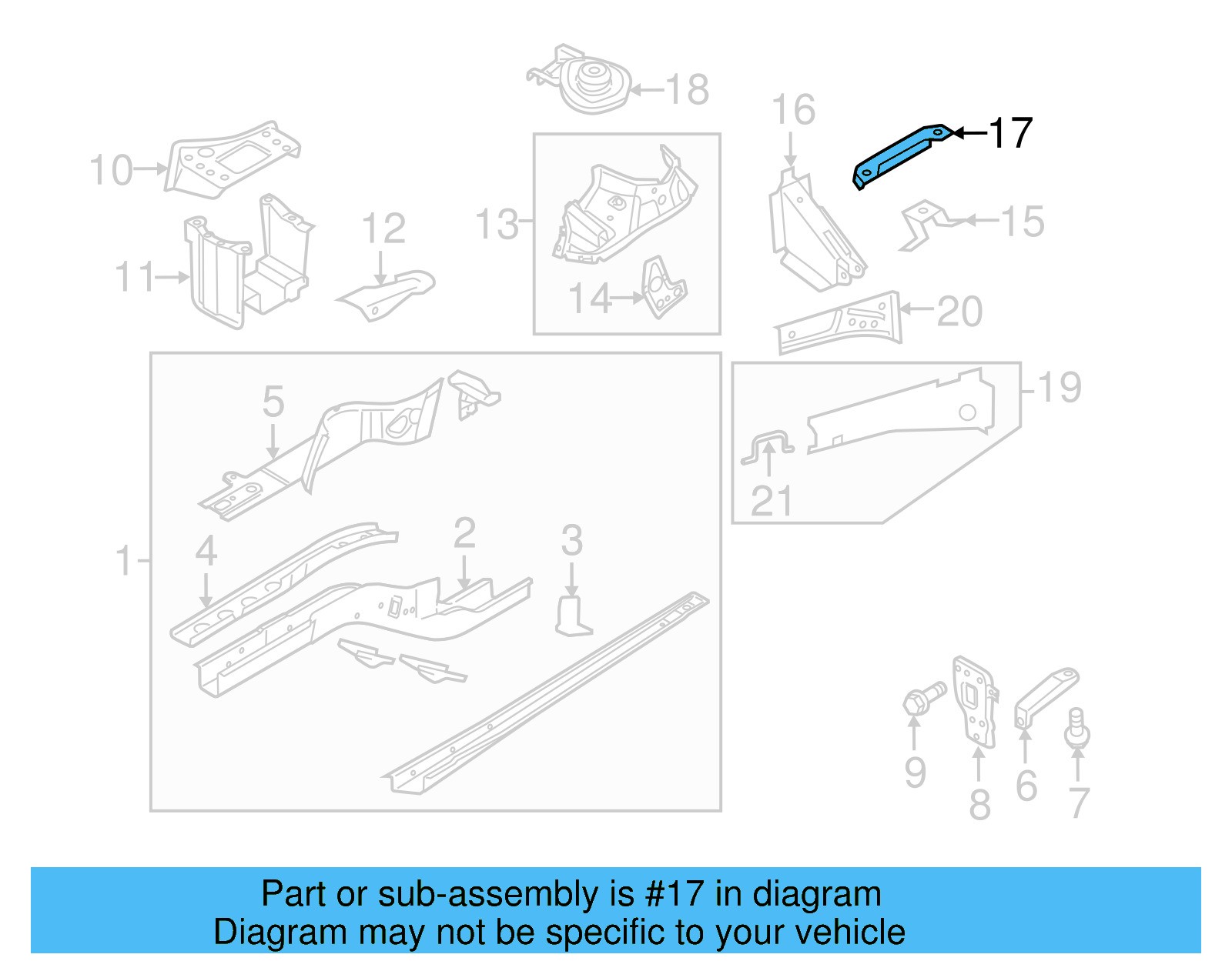 Mount Bracket 5N0-121-409 - View 4
