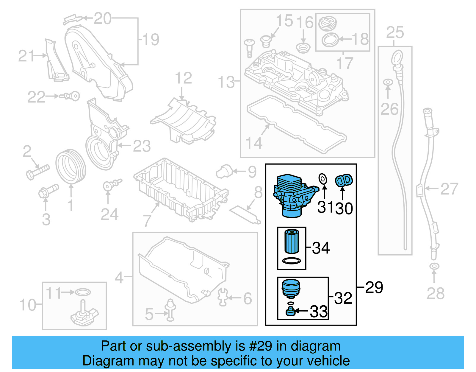 Oil Filter Housing 03N-115-389-A - View 9