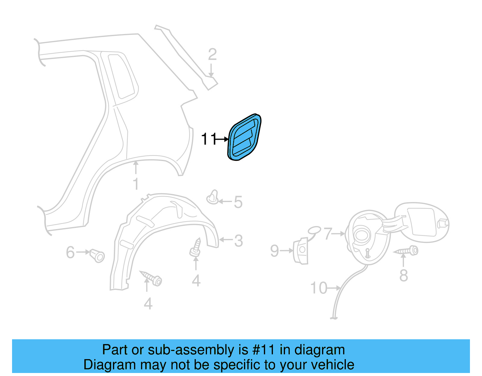 Vent 5M0-819-466-A - View 5