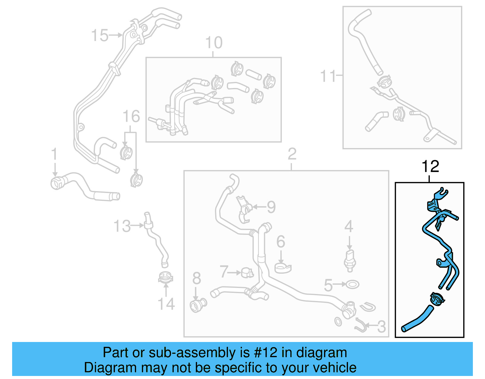 Tube Assembly 04L-121-070-AB - View 15