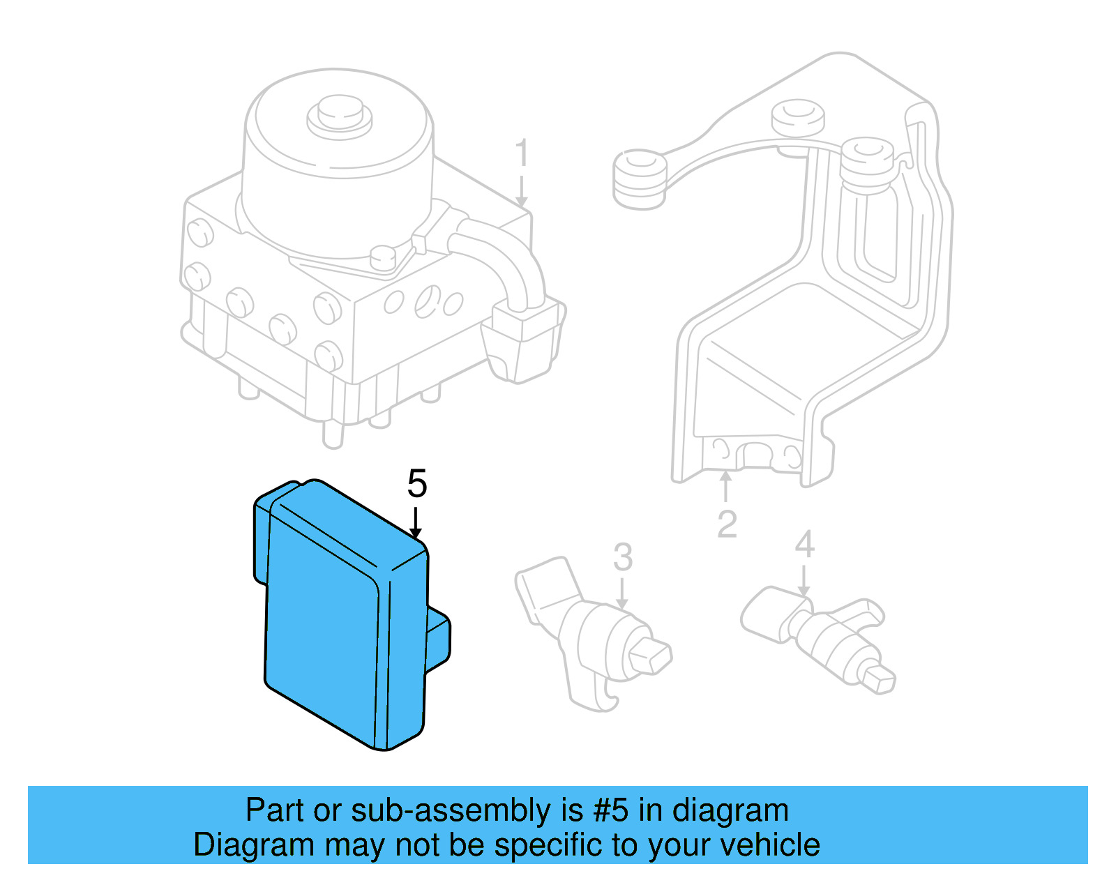 Control Module 3A0-907-375-A - View 4