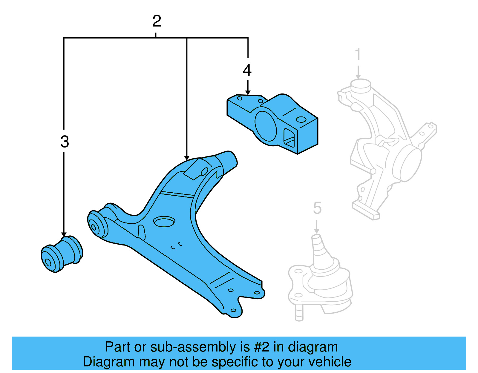 Control Arm 1K0-407-151-BC - View 13