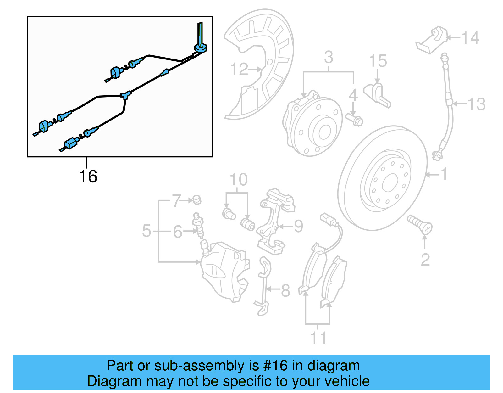 ABS Sensor Wire 3C0-927-903-L - View 26