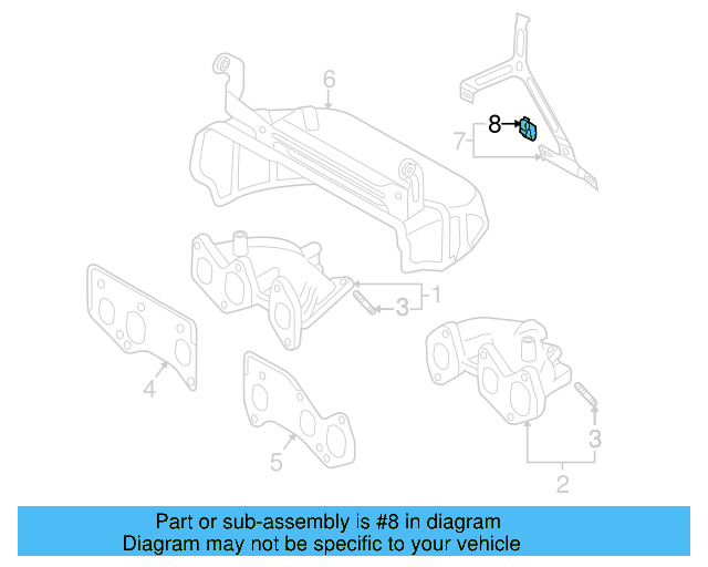 Bracket Clip 07D-971-939 - View 3
