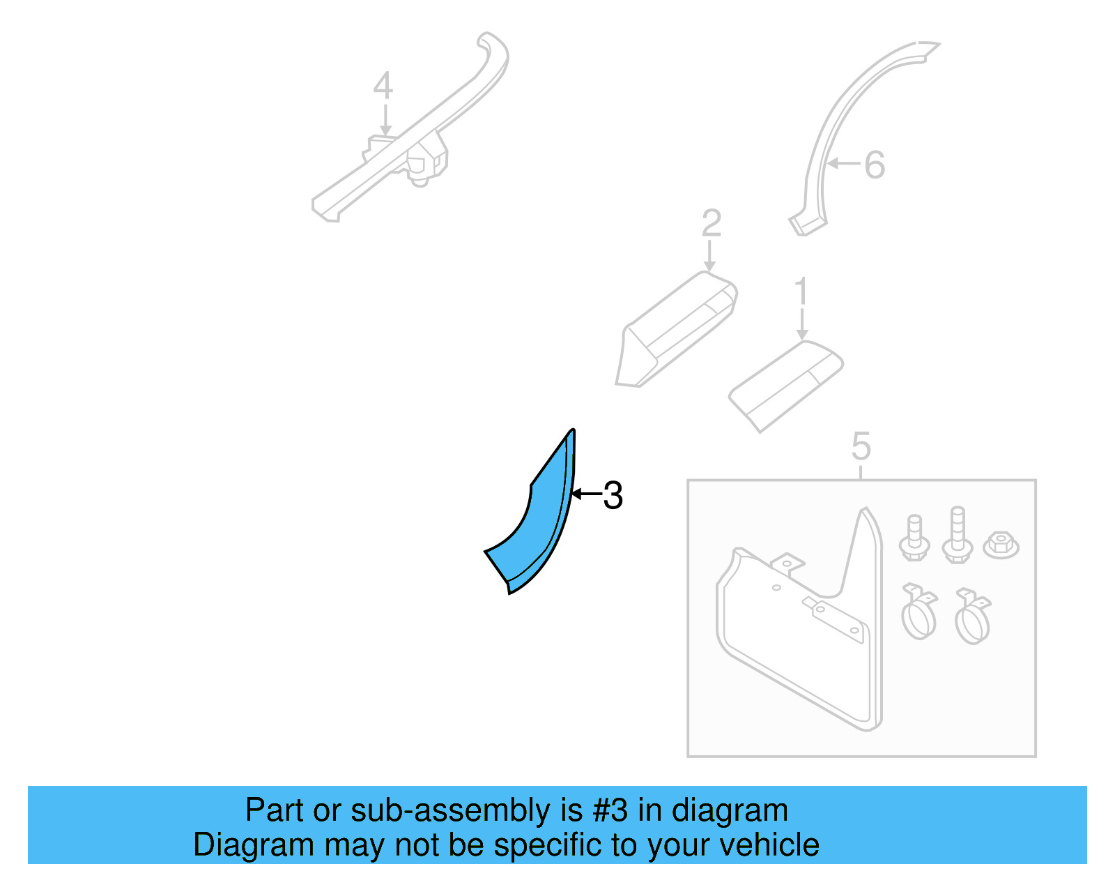 Stone Guard 5C5-821-713-A - View 6