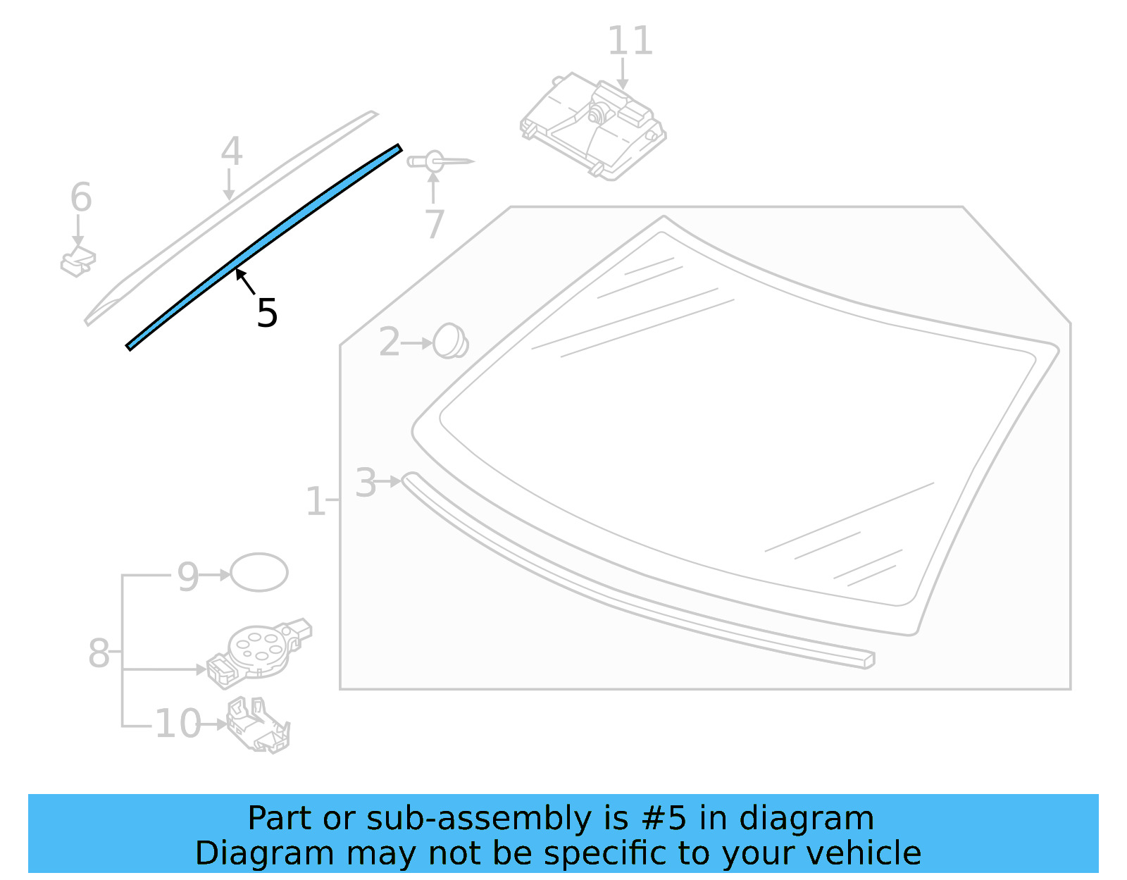 Retaining Strip 17A-854-541 - View 7