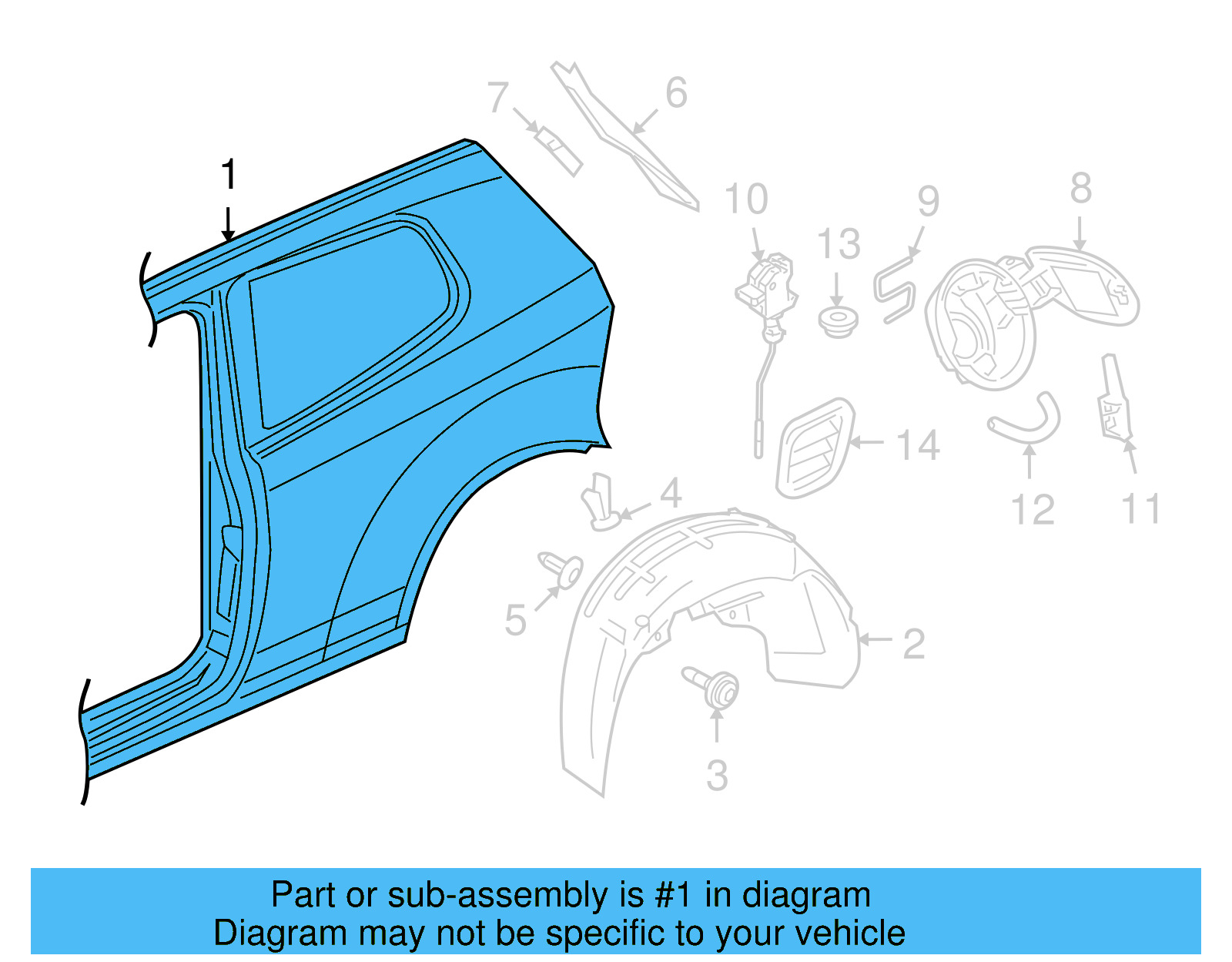 Quarter Panel 5K3-809-843 - View 15