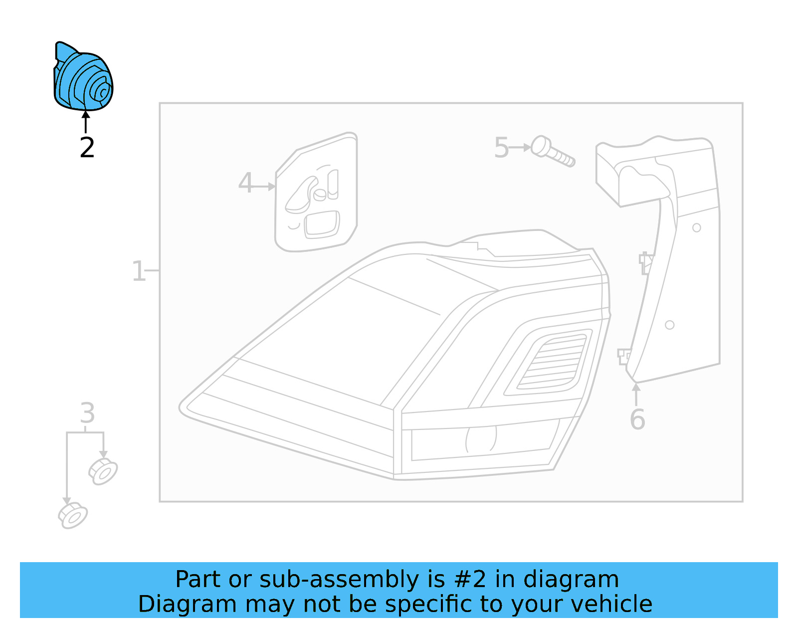 Tail Lamp Nut 5TA-945-300 - View 13