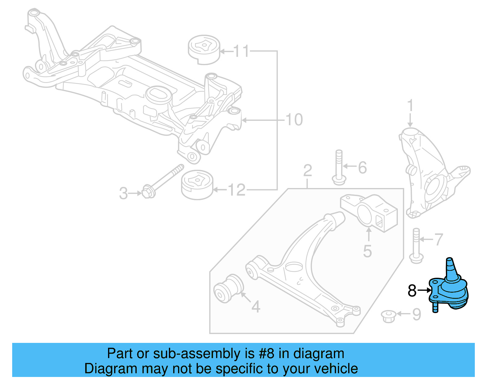 Ball Joint 3C0-407-365-B - View 20