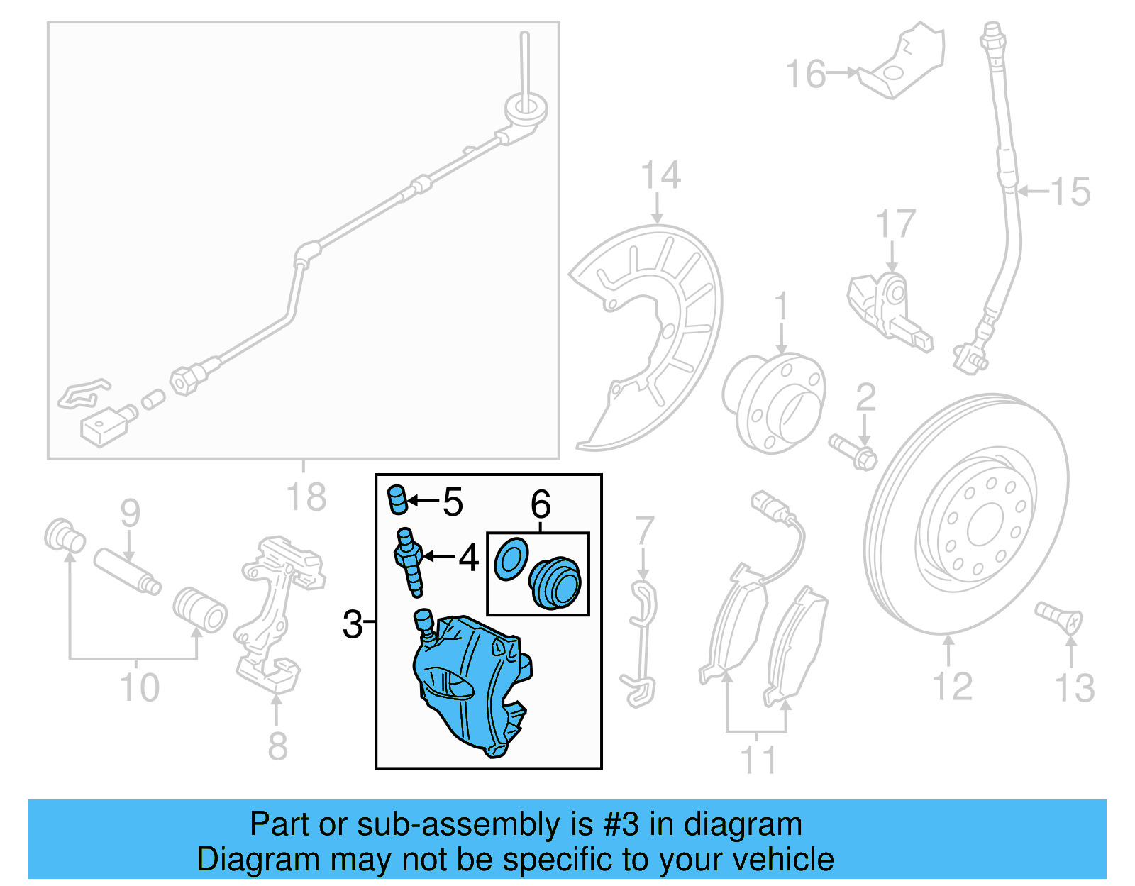 Caliper 1K0-615-123-M - View 22