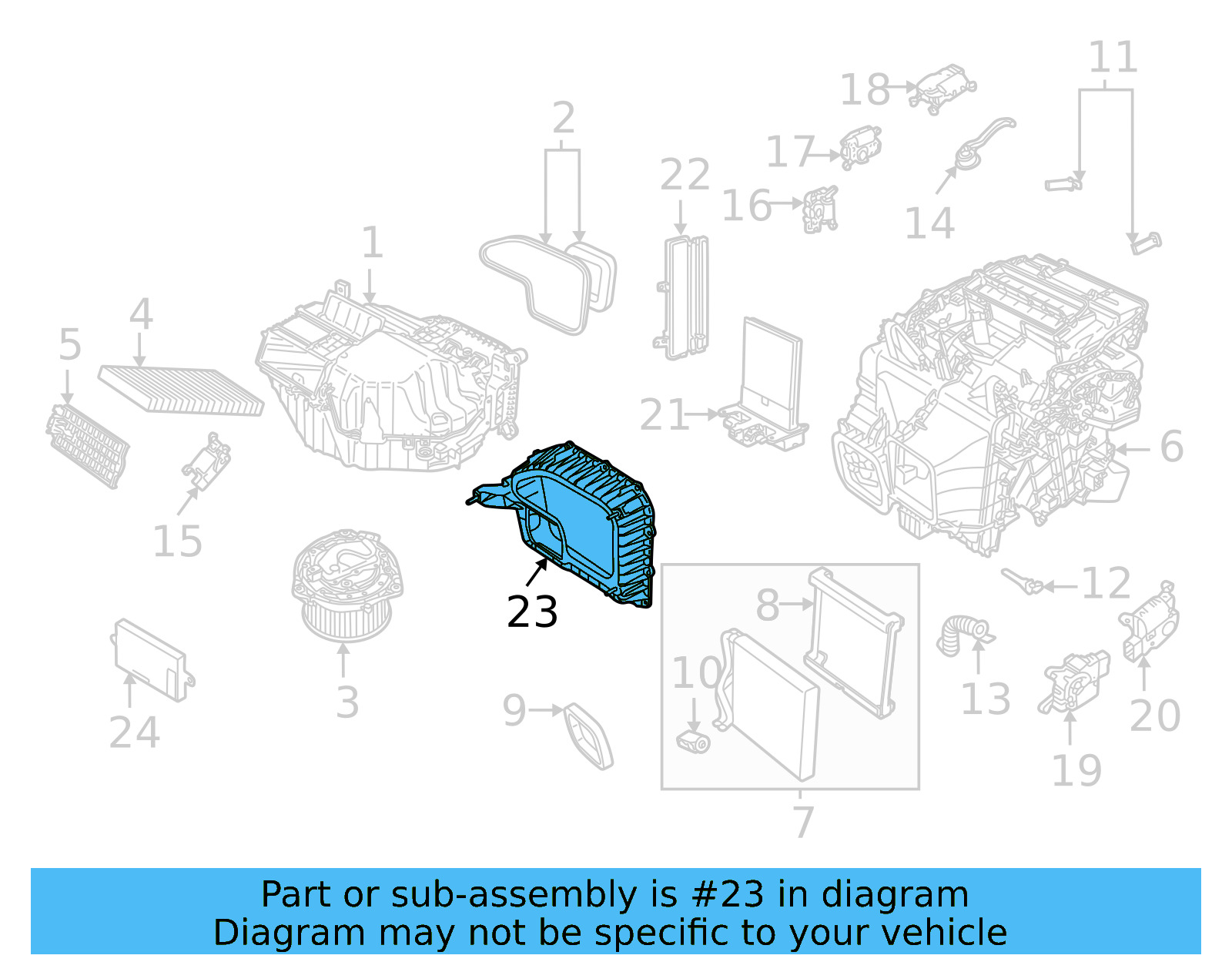 Center Duct 1EB-260-377-A - View 7