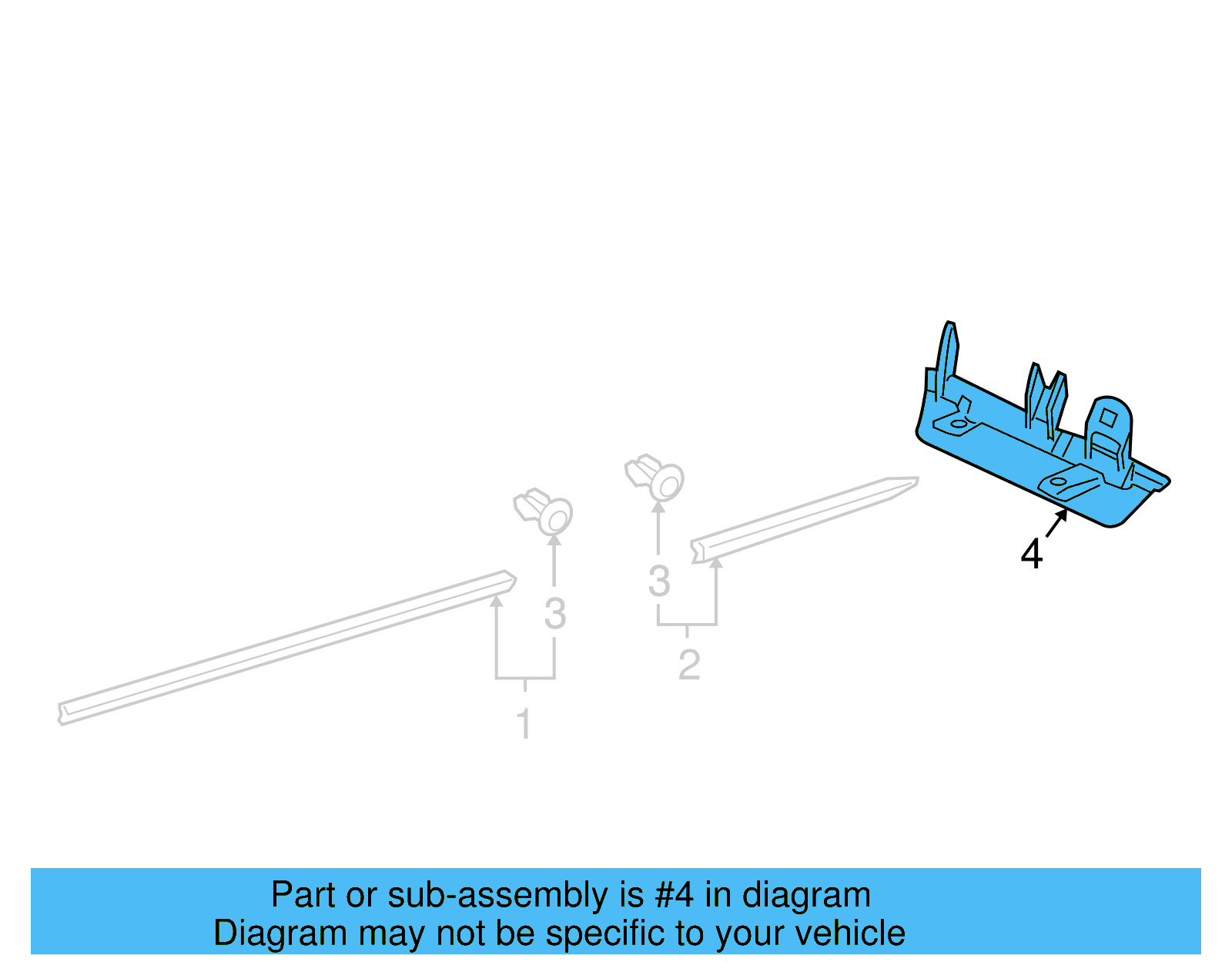 Rear Trim 3D0-854-856-B41 - View 5