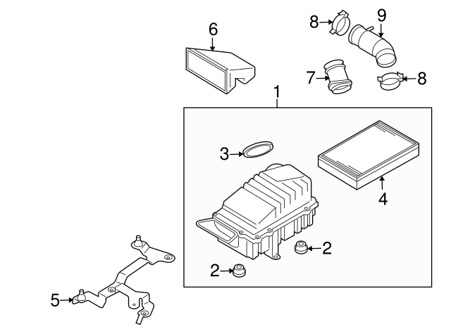 Air Filter Housing Grommet 036-129-689-B - View 27