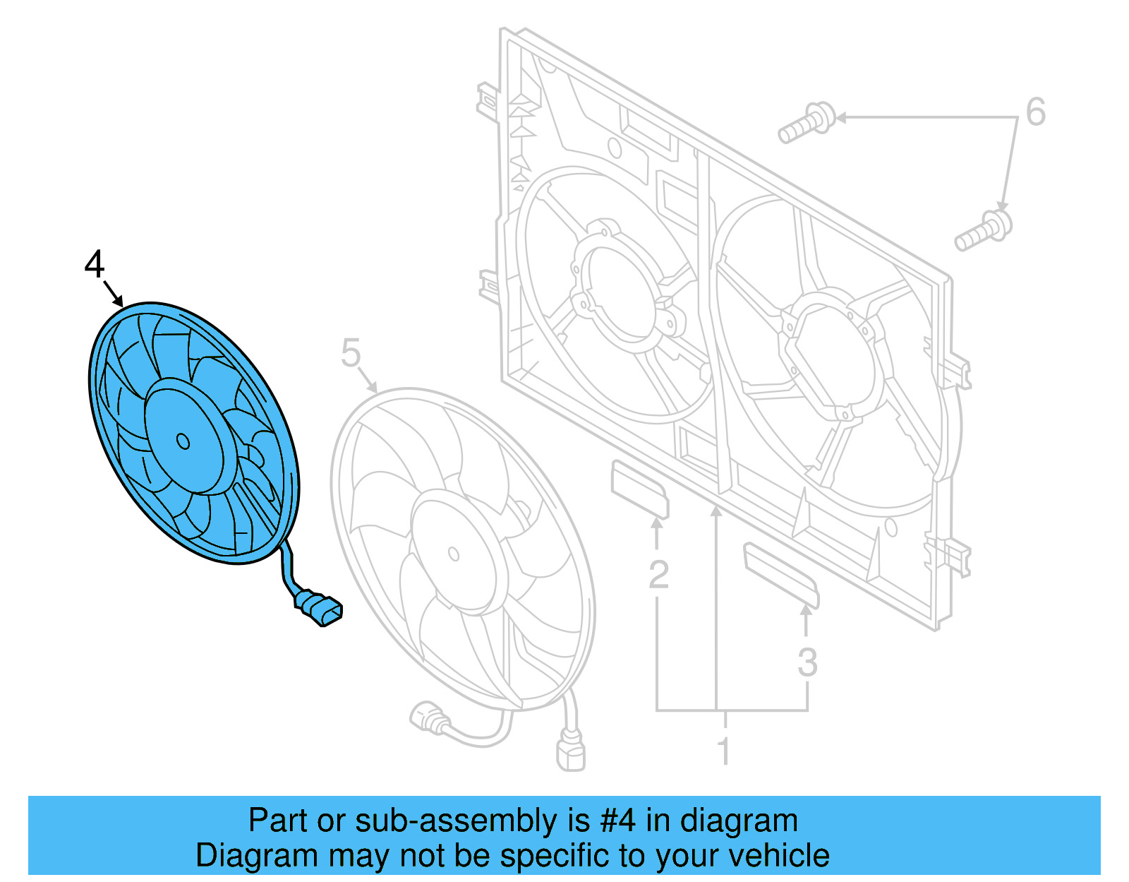 Fan & Motor 5Q0-959-455-AH - View 10