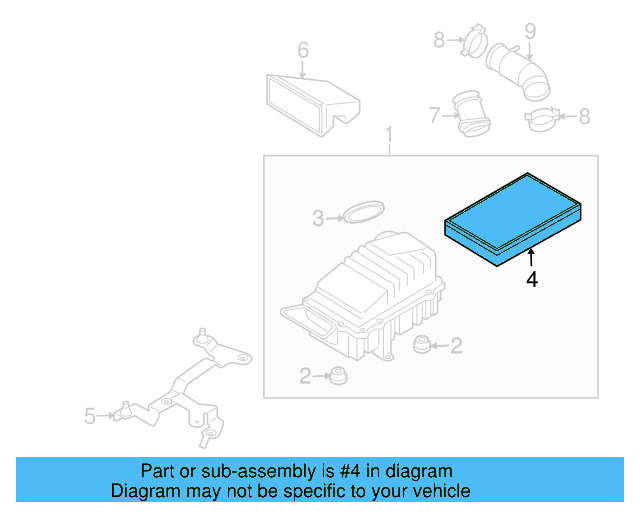 Air Filter 1K0-129-620 - View 11