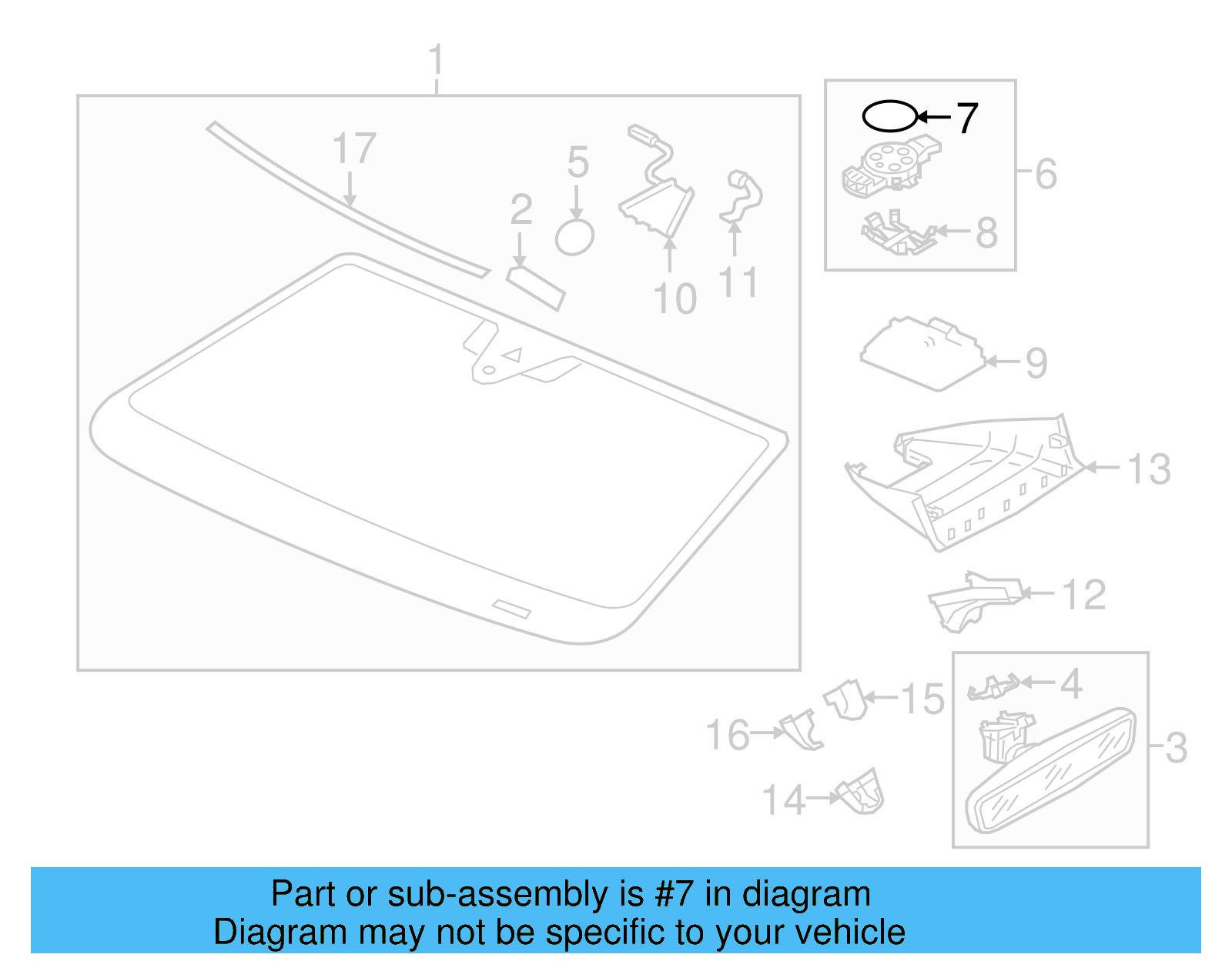 Rain Sensor Adhesive Kit 7N0-955-609 - View 26