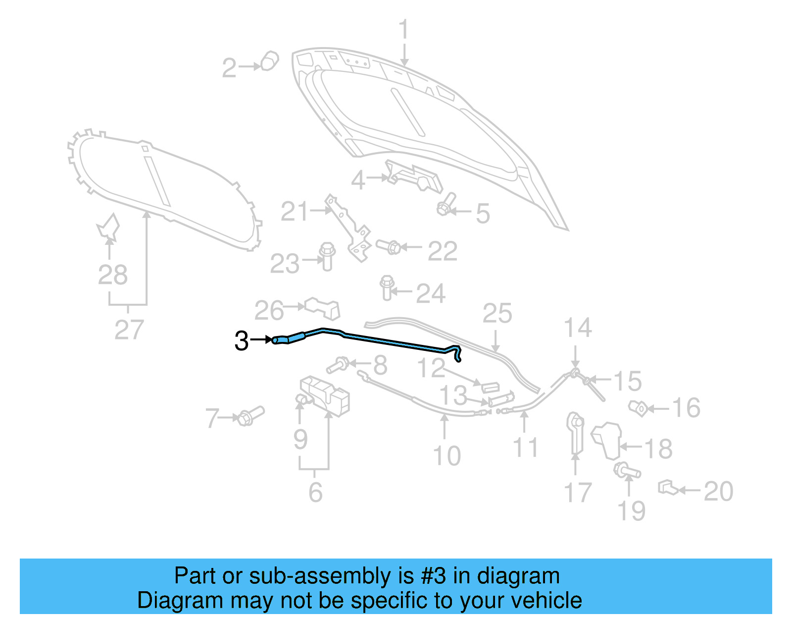 Rod 5N0-823-363-A - View 6