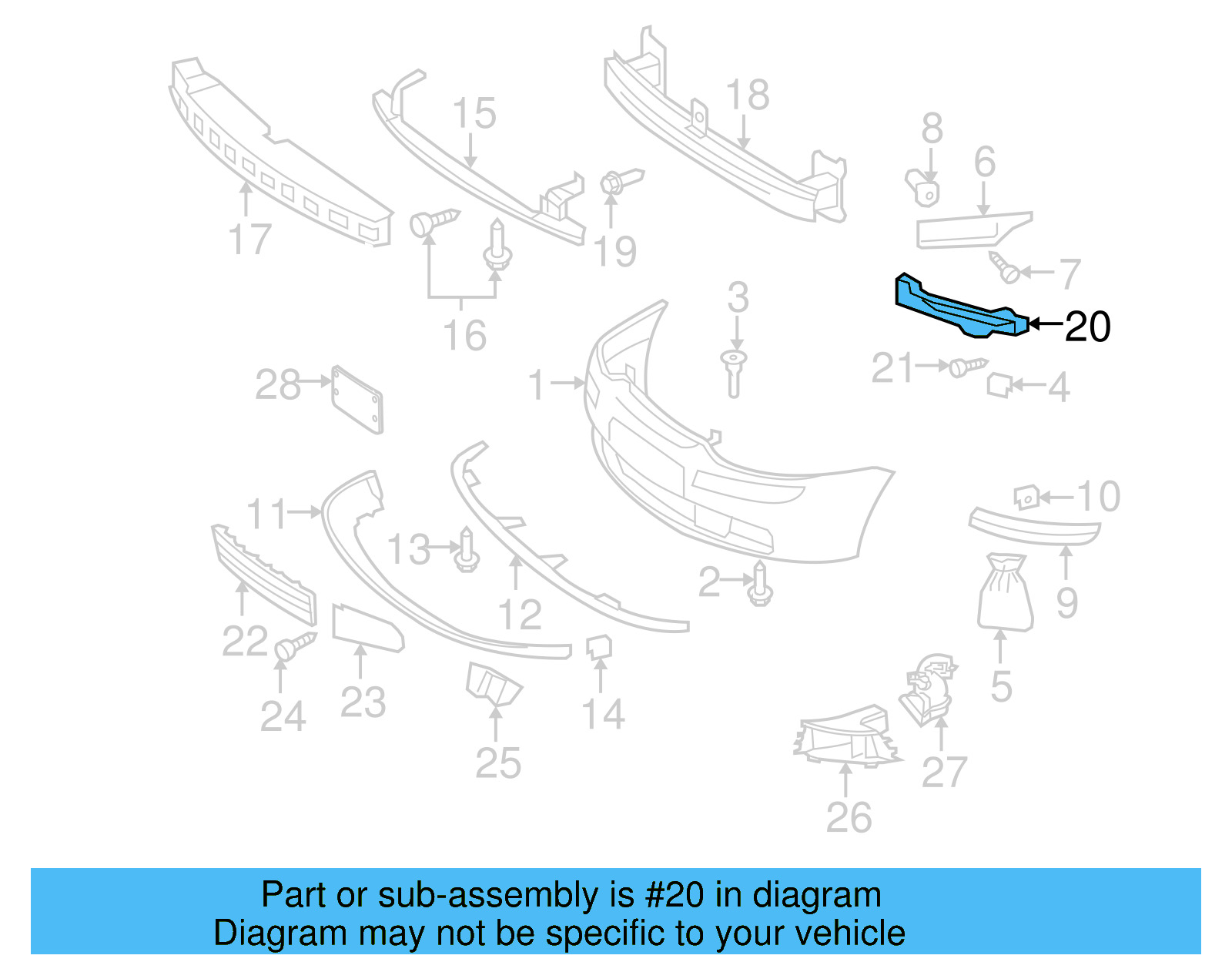 Guide Bracket 1K0-807-890-A - View 6