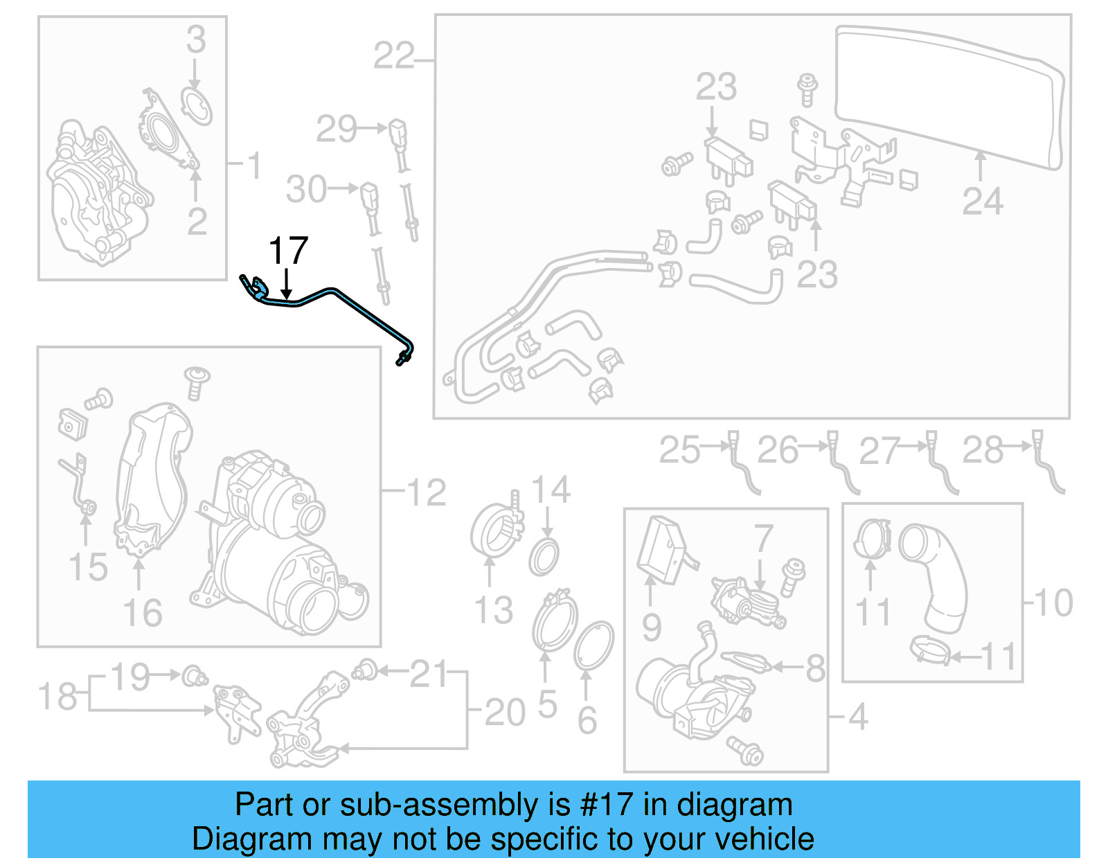 Connector Tube 04L-131-582-F - View 7
