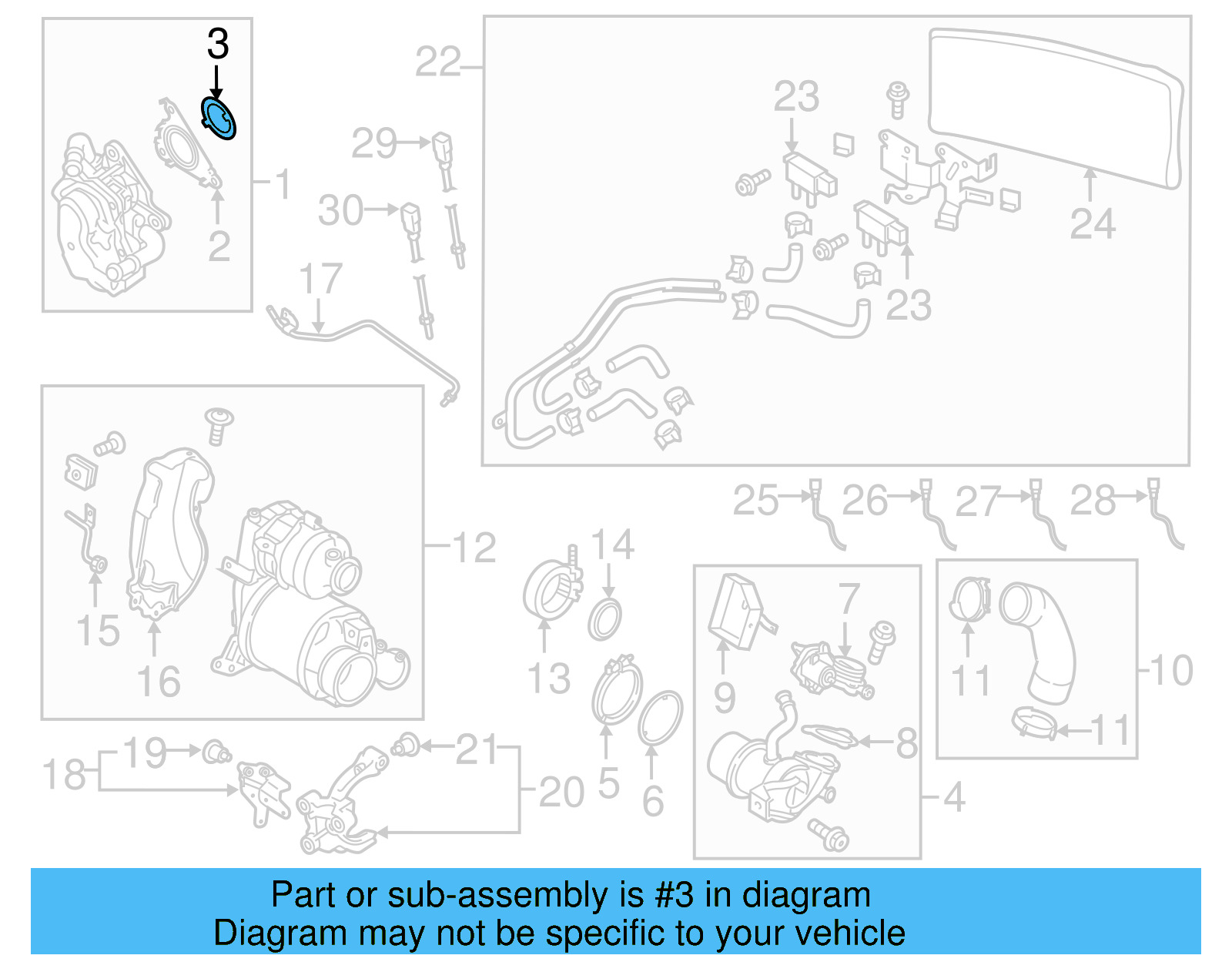 Egr Valve Seal 04L-131-547-M - View 6