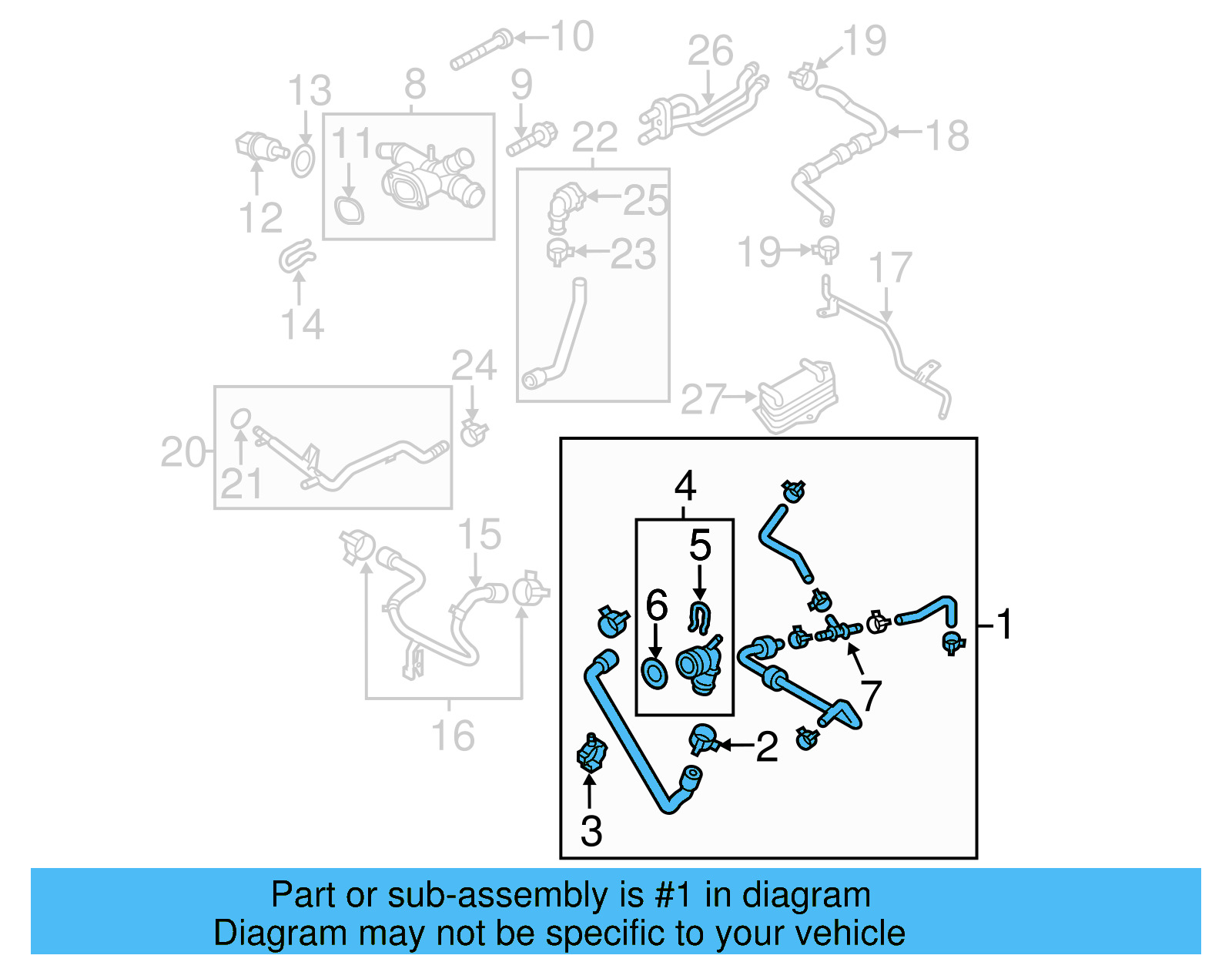Upper Hose 1K0-122-101-JS - View 16