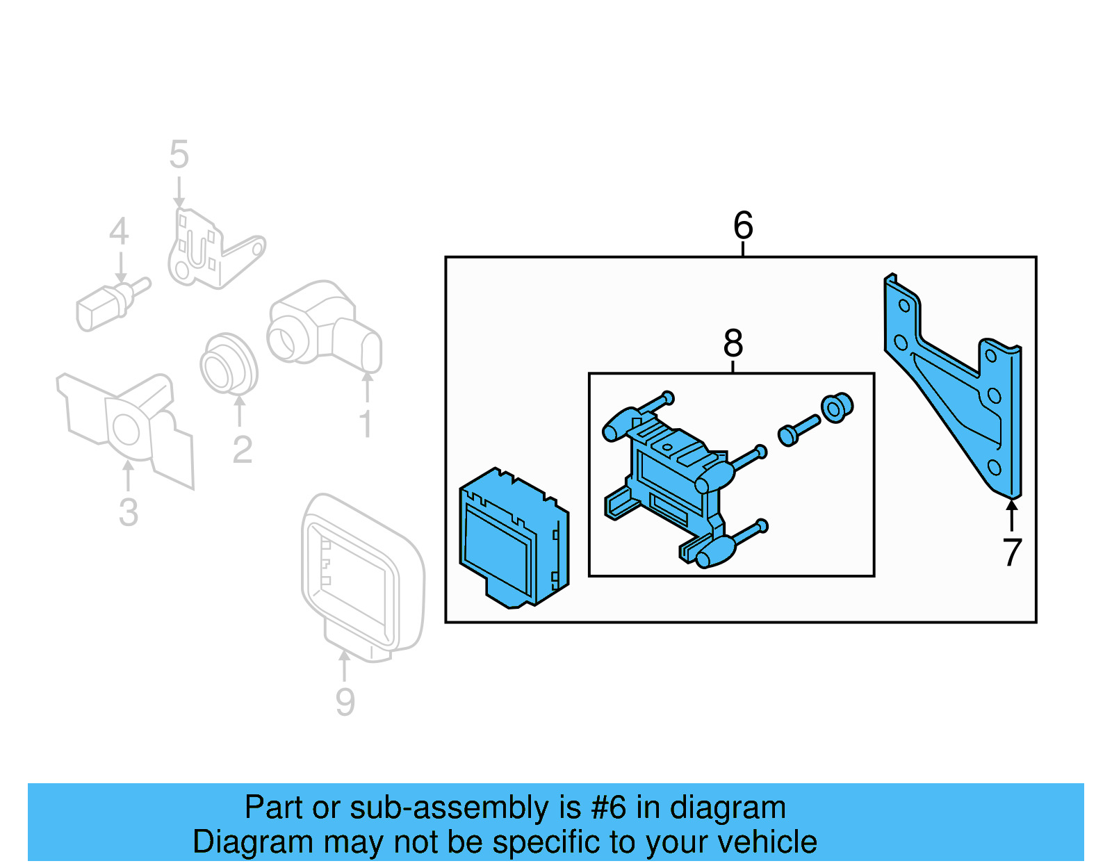 Distance Sensor 5Q0-907-561-G - View 18