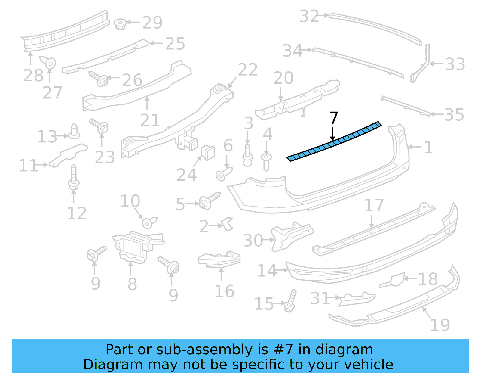 Finish Plate 7P6-807-787-A-2ZZ - View 24