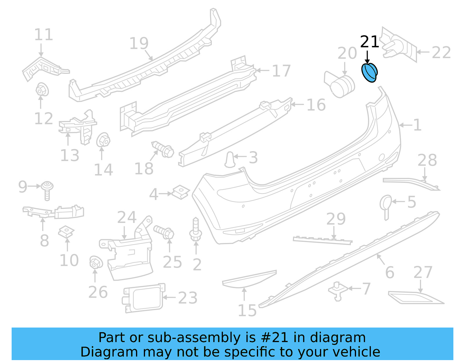 Park Sensor Seal 5Q0-919-133-704 - View 24