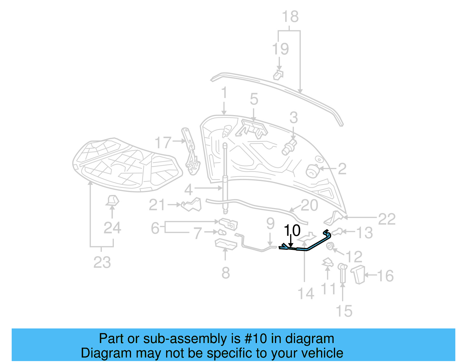 Release Cable 3C1-823-535-A - View 8
