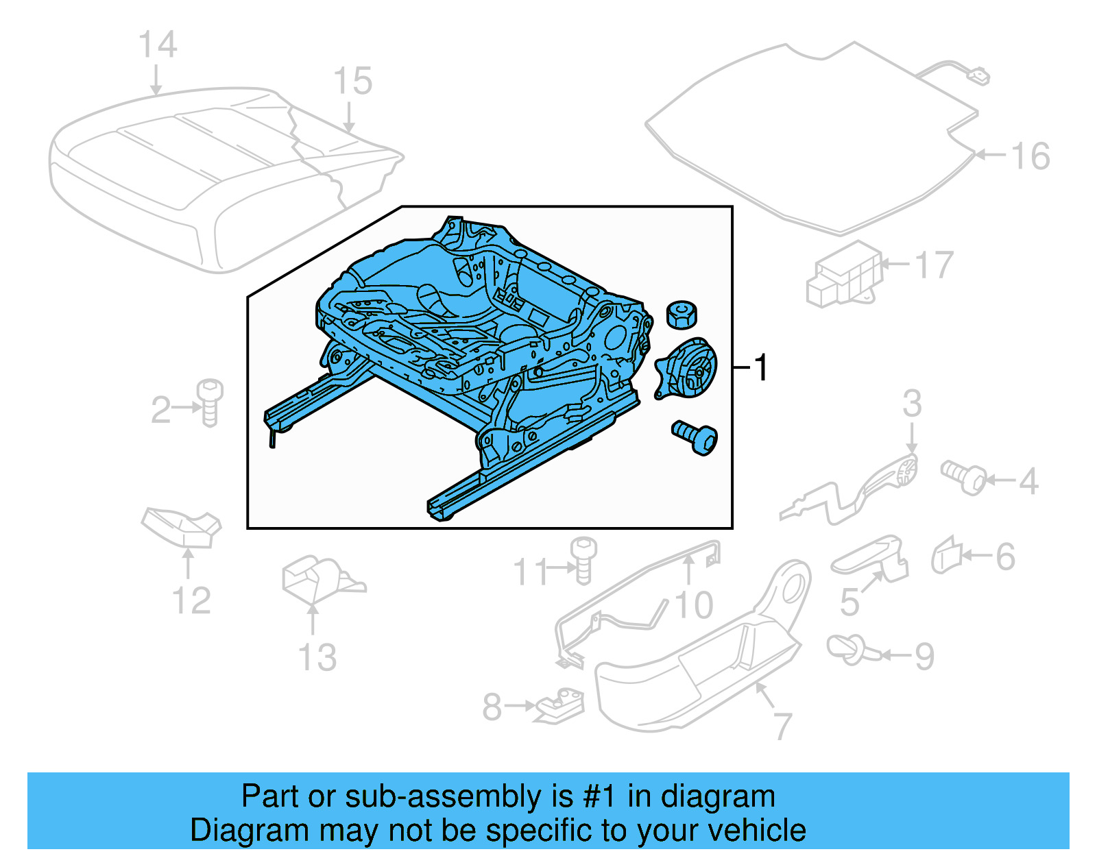 Cushion Frame 5N0-881-106-AB - View 4