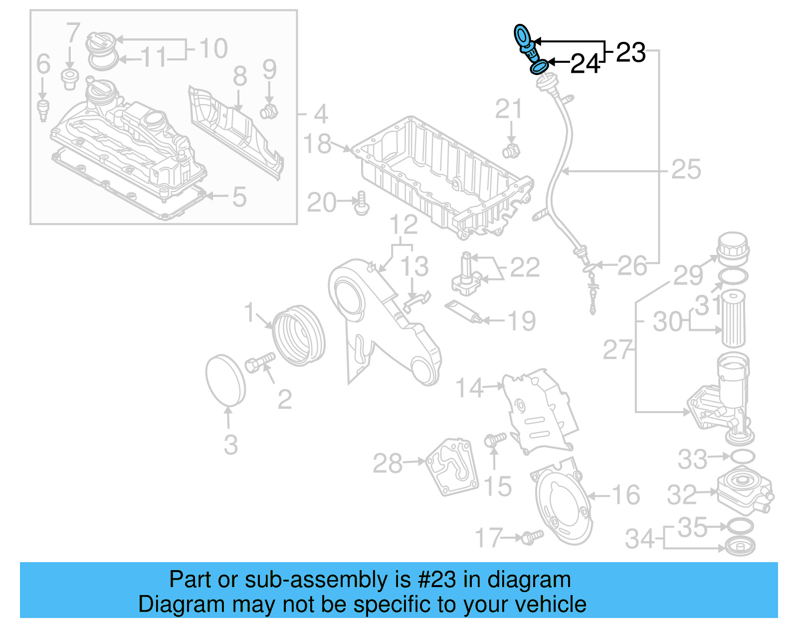 Dipstick 03L-115-611-M - View 3