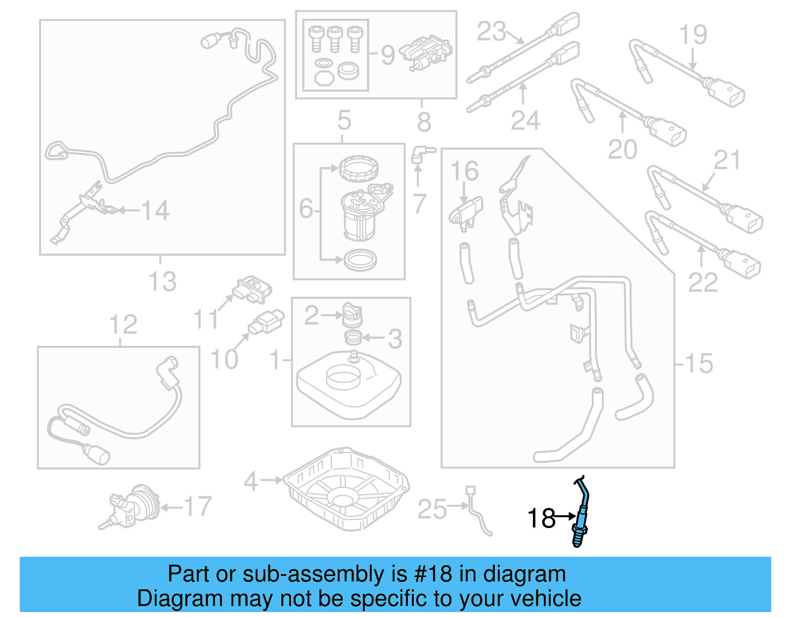 Oxygen Sensor 1K0-998-262-AD - View 14